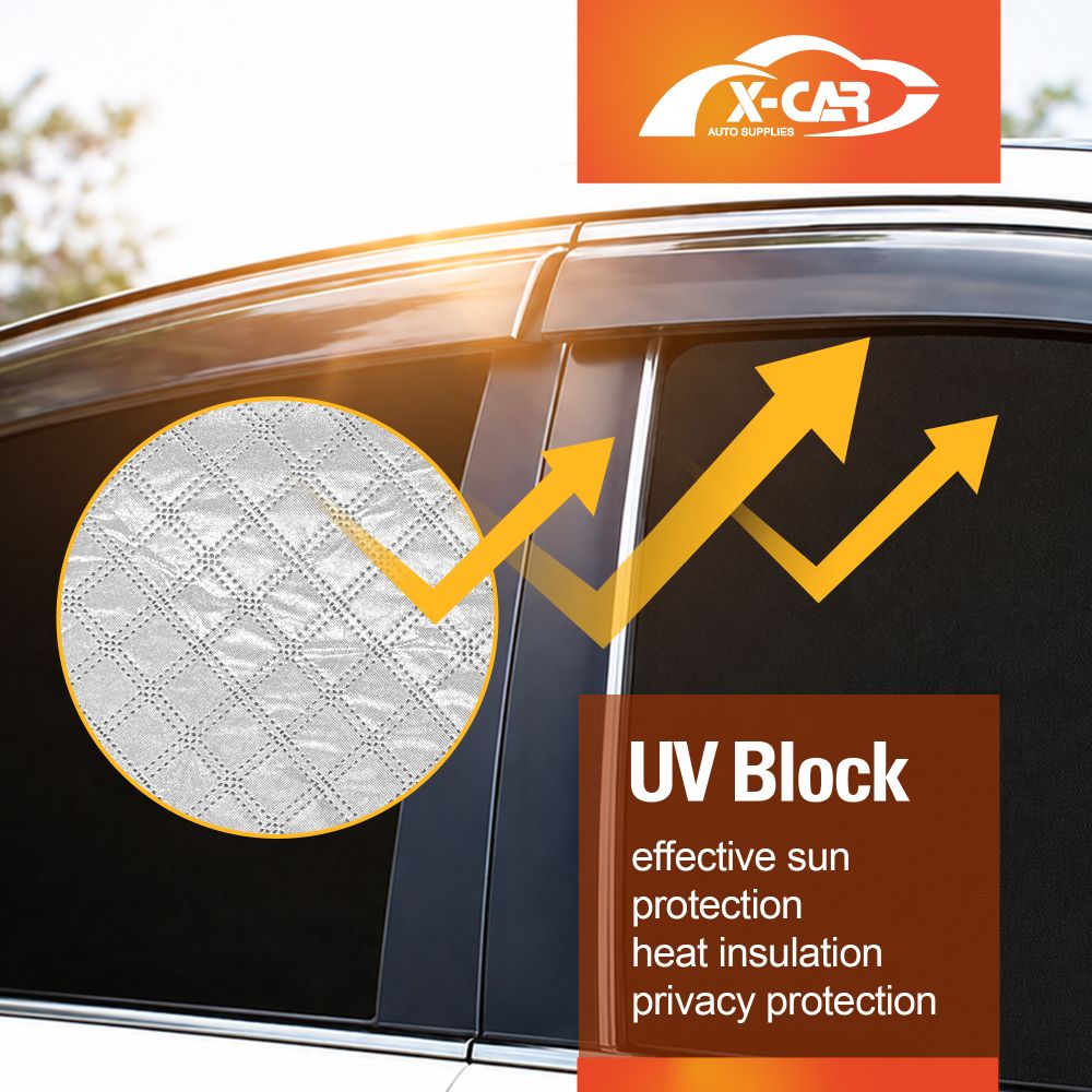 Rear Window Sun Shades for Toyota RAV4 6th Gen 2026-Onwards Zipper Dual Layer UV Protection Car Sunshade Blind Mesh