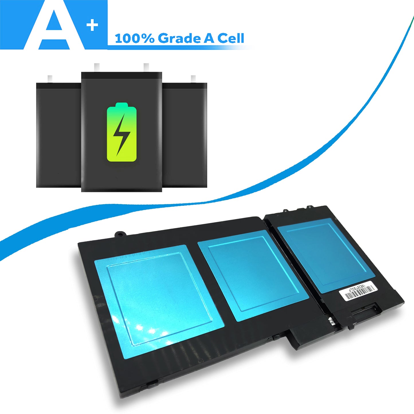 38Wh Dell Latitude E5450 E5550 E5250 Laptop Replacement Battery, Only fit battery part # RYXXH