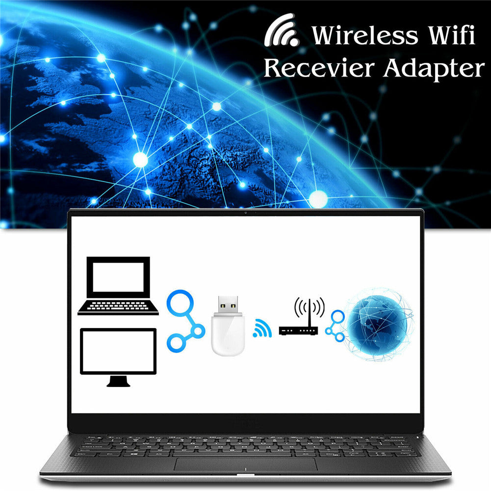 Dual Band Bluetooth 5G Wireless USB WiFi Adapter Dongle for Windows XP 7 8 10 Mac