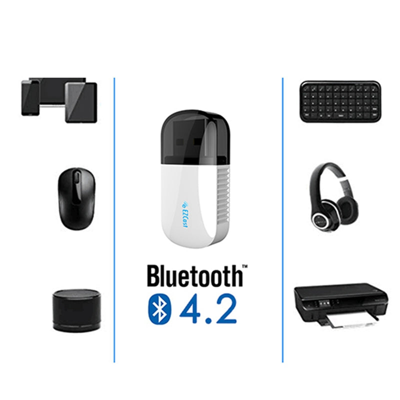 Dual Band Bluetooth 5G Wireless USB WiFi Adapter Dongle for Windows XP 7 8 10 Mac