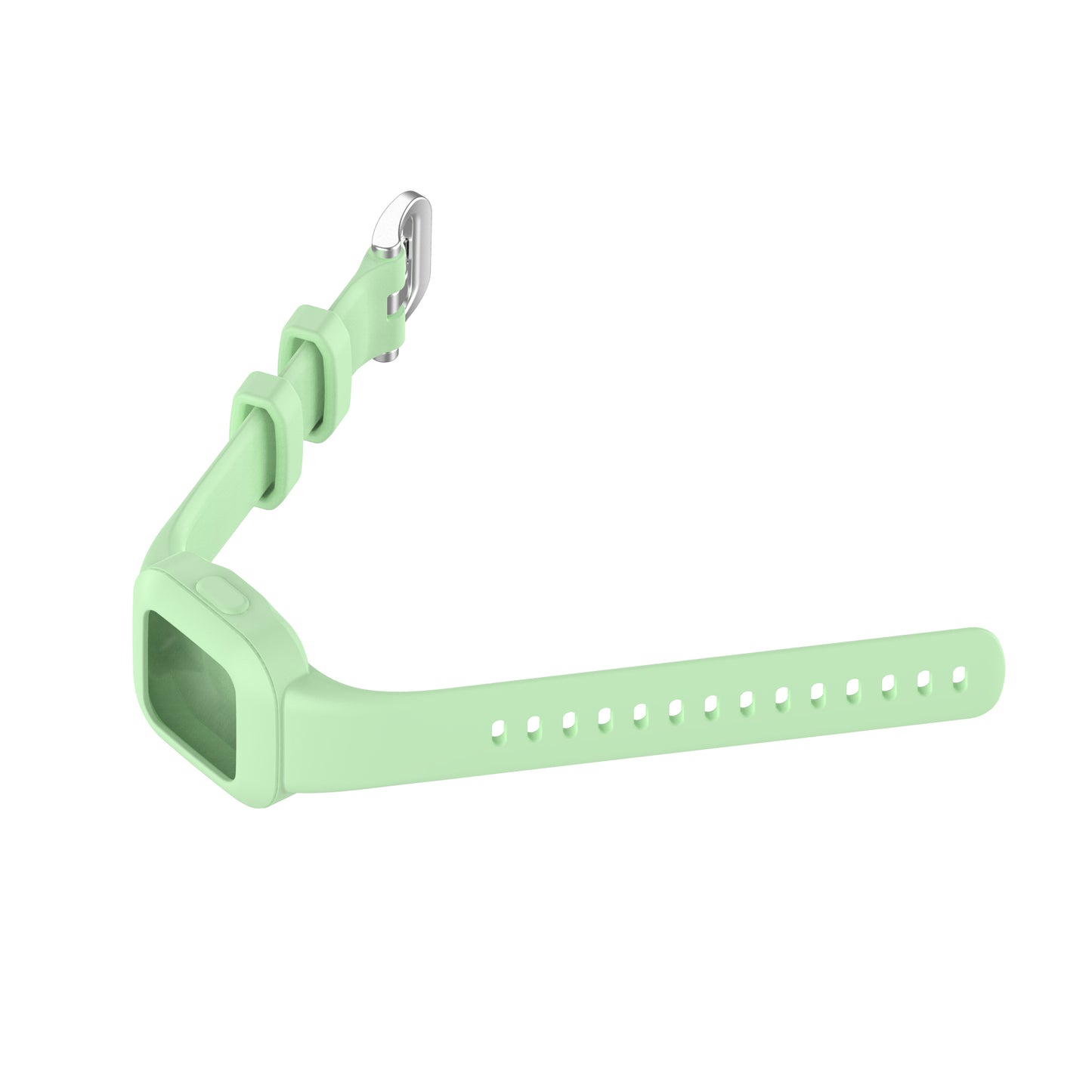 Light Green Replacement Silicone Wristband Water Resistant Straps for Garmin Fit JR.3/Garmin Vivo Fit JR.3 Fitness Tracker for Kids