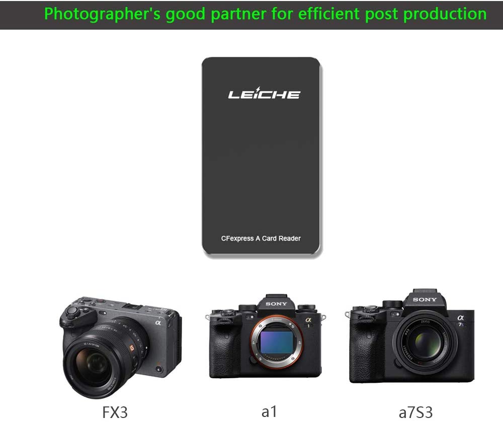 CFexpress Type A Memory Card Reader with OTG Compatible with Sony Alpha 7S III/ILCE-1/Alpha 1/ILCE-7SM3/ILME-FX3
