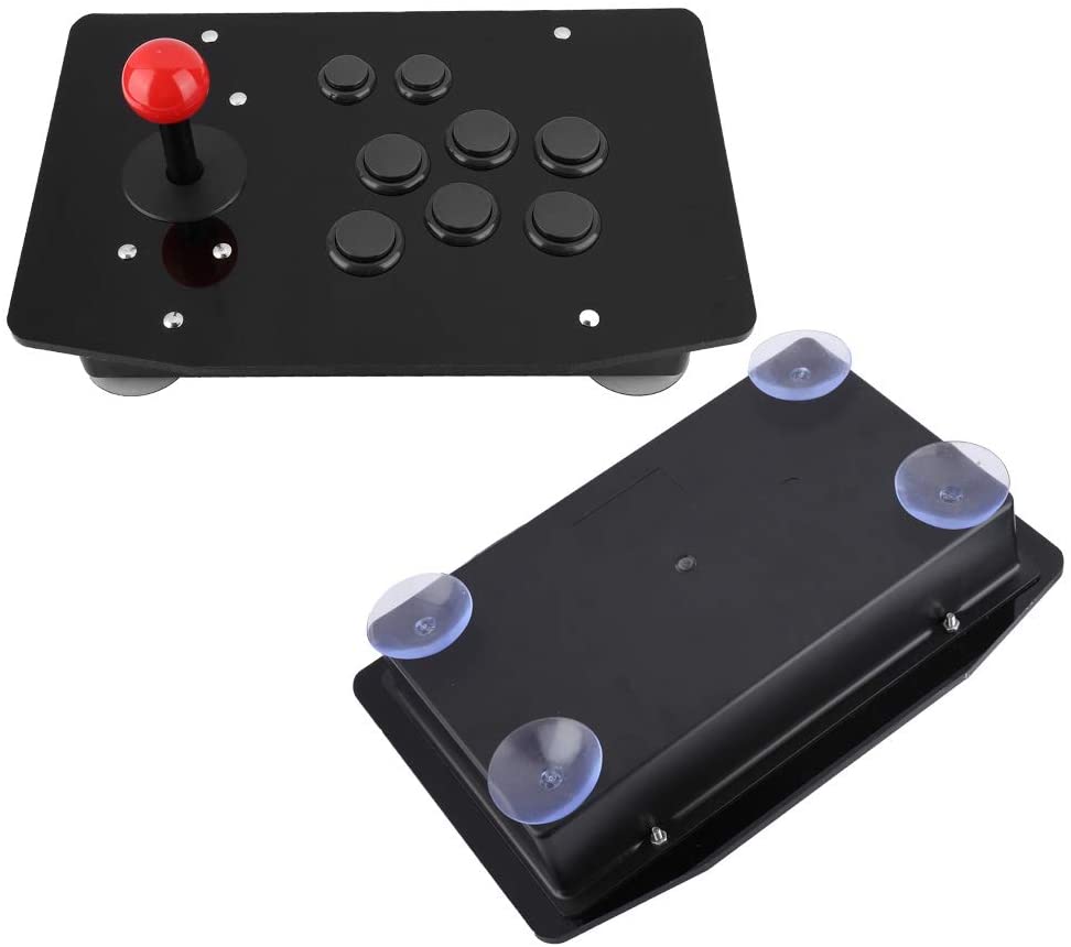 USB Fighting Stick Arcade Controller Gamepad Game Joystick with 8 Buttons for Windows PC Computer Game