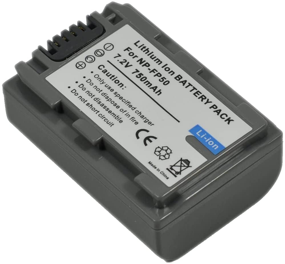 Replacement Battery for Sony NP-FP30 NP-FP50 NP-FP51 NP-FP70 NP-FP90 Camera Camcorder