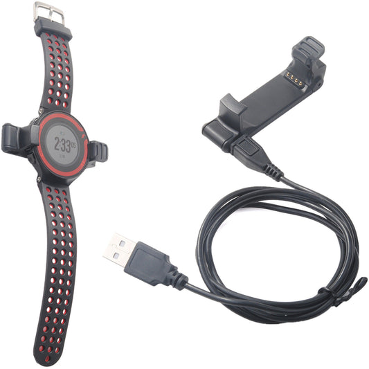 USB Charging Charger Cradle Adaptor Clip for Garmin Forerunner 220 GPS Running Watch