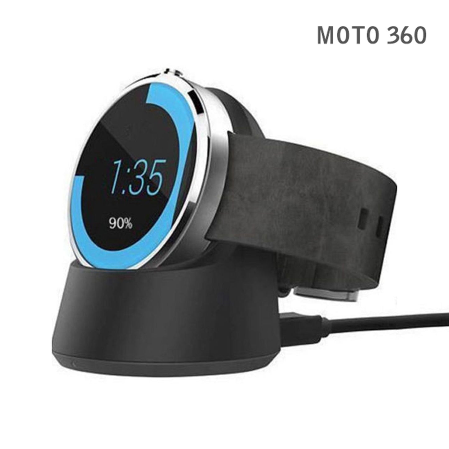 Wireless Charging Dock Cradle Charger Cable for Moto 360 1ST& 2ND GEN, 360 Sport