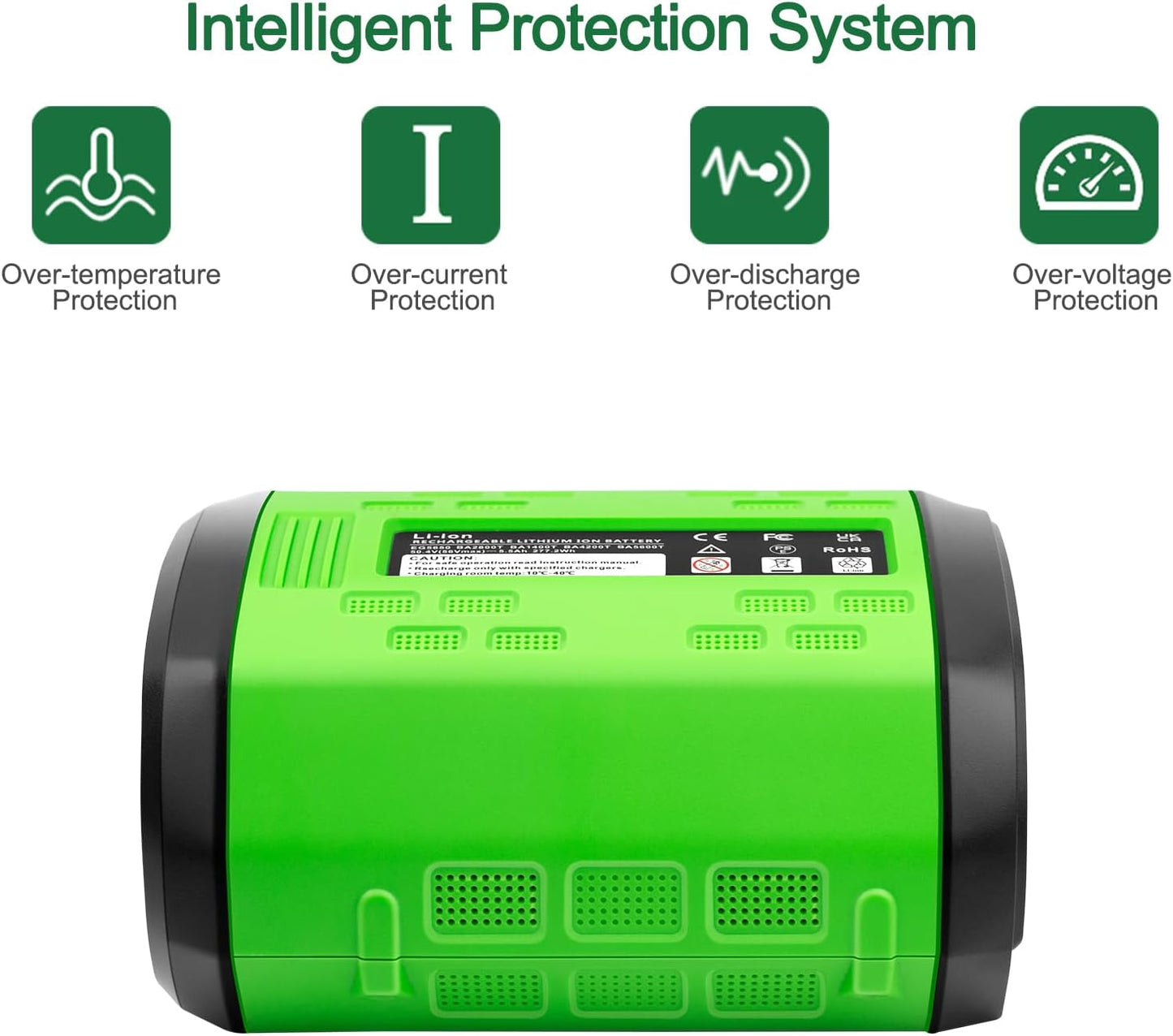Replacement Battery for EGO BA2800 BA4200 BA1400T LM2001E LB5302E ST1521E CS1400E HT2411E PH1404E BCA1200 EA0800 HTA2000 PSA1000 STA1500 Power Tools