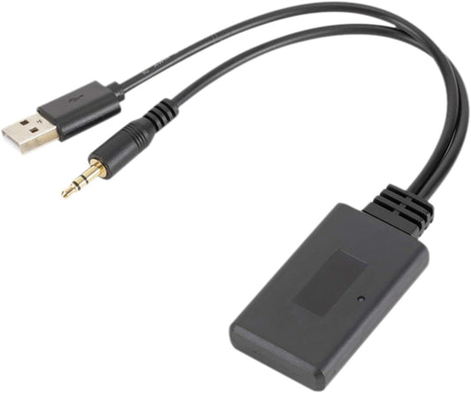 Bluetooth 5.0 Receiver Adapter USB + 3.5mm Jack Stereo Audio For Car AUX Speaker