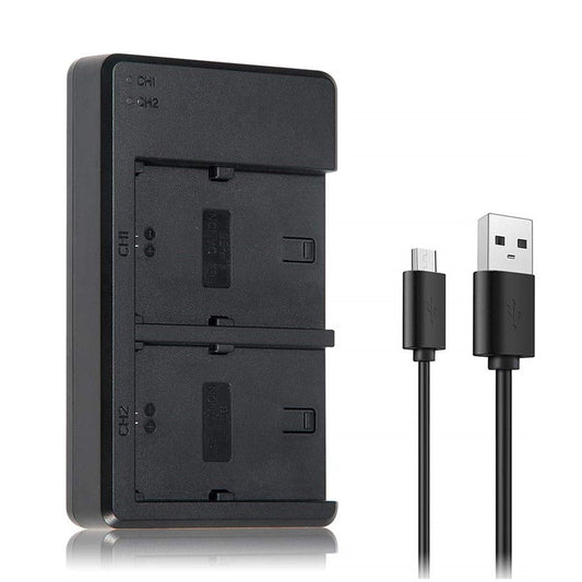 External USB Dual Battery LP-E8 Charger for Canon EOS 550D 600D 650D 700D Kiss X4 X5 Rebel T2i T3i Camera