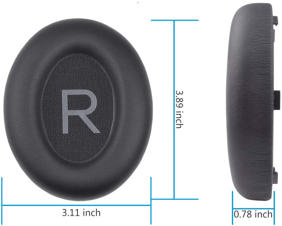 Grey Replacement Ear Pads Cushions for Bose Noise Cancelling 700 NC700 NCH-700 Headphone