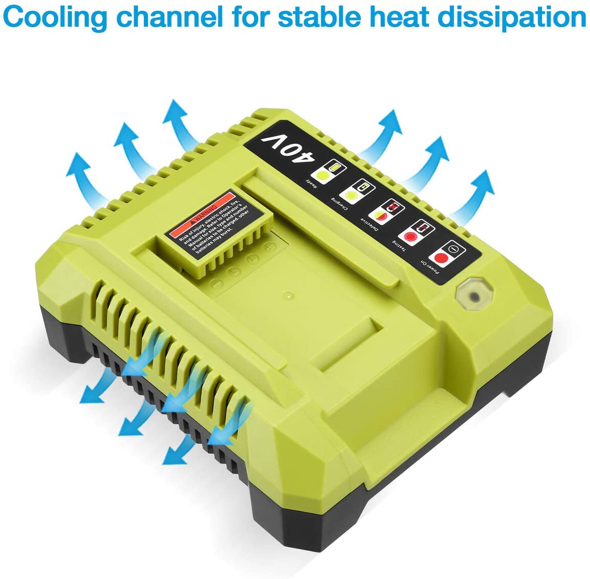 Replacement 2 Battery and Charger for Ryobi Cordless Power Tools OP4050A RBC3600E RBC36X26B RBL364 BPL3650D RBV36B RHT36C60R15 RY40410 BPL3626