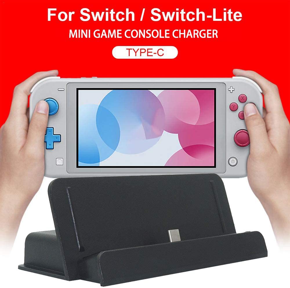 Nintendo Switch and Switch Lite Game Console Charging Dock Station Stand Charger Holder