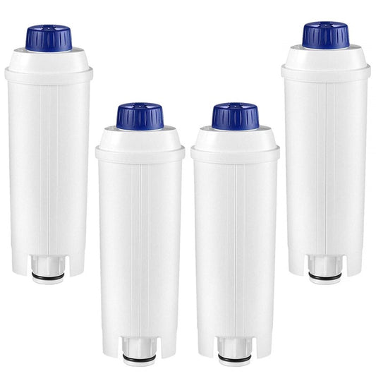 4 Replacement Water Filters for Delonghi DLSC002/Magnifica S/Magnifica Evo/Dinamica Plus/Cappuccino/Maestosa/PrimaDonna Soul Coffee Machine