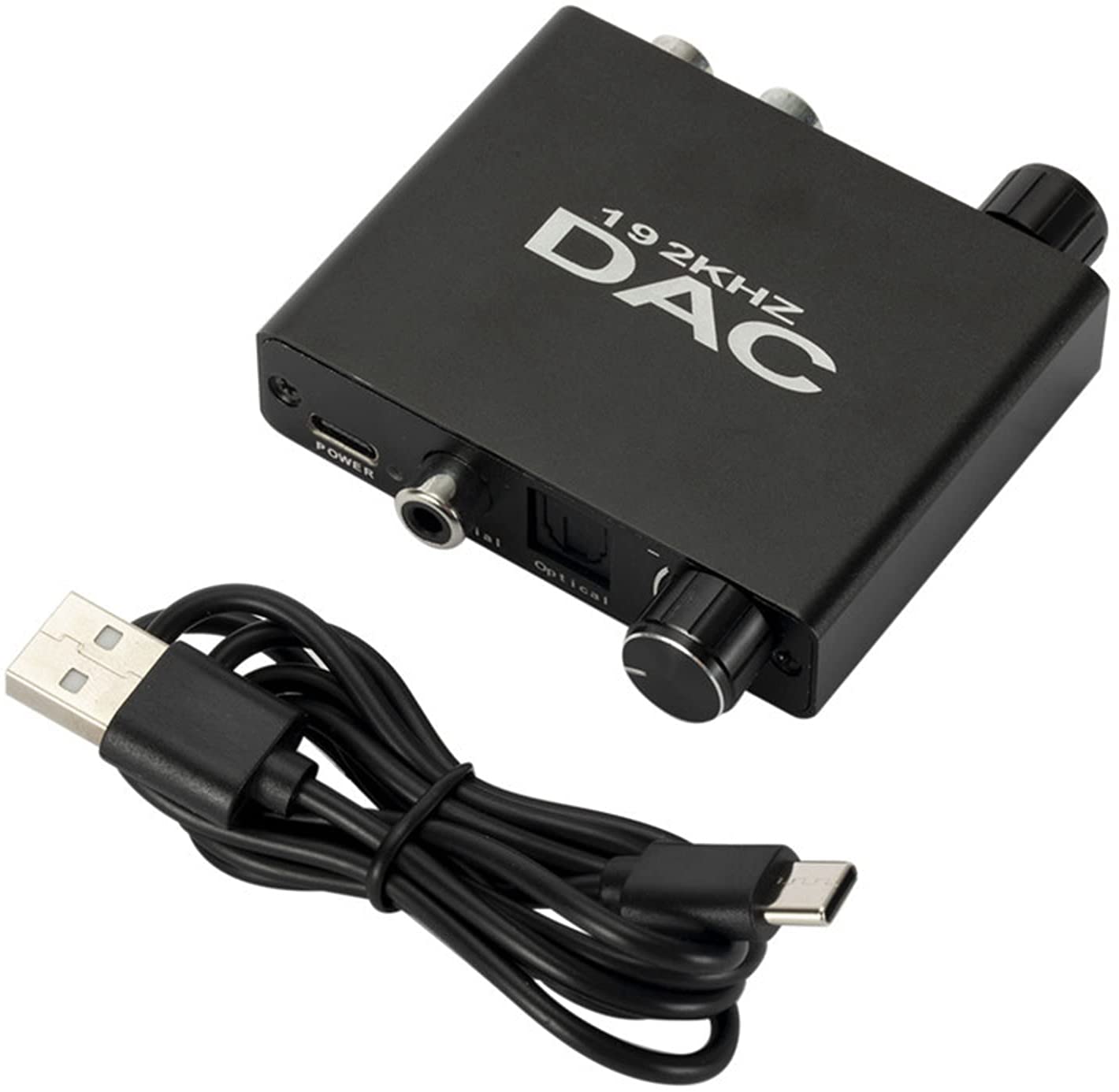 192kHz 24-bit DAC Optical Toslink Digital to Analog RCA 3.5mm Audio Adapter Converter for TV PC headsets Amplifier Stereo DVD PS