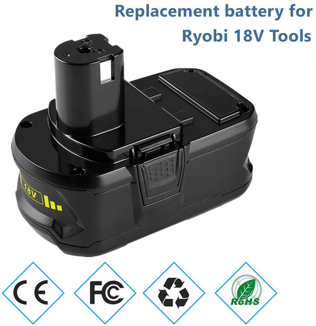 18V Replacement Battery Compatible with Ryobi ONE+ Plus Power tool P102 P103 P104 P105 P107 P108 P122