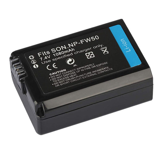 Replacement NP-FW50 Battery for Sony Alpha a7 a7 II a7R a7R II a7S a7S II a3000 a3500 a37 a5000 a55 a5100 a6000 a6300 a6400 a6500 Camera