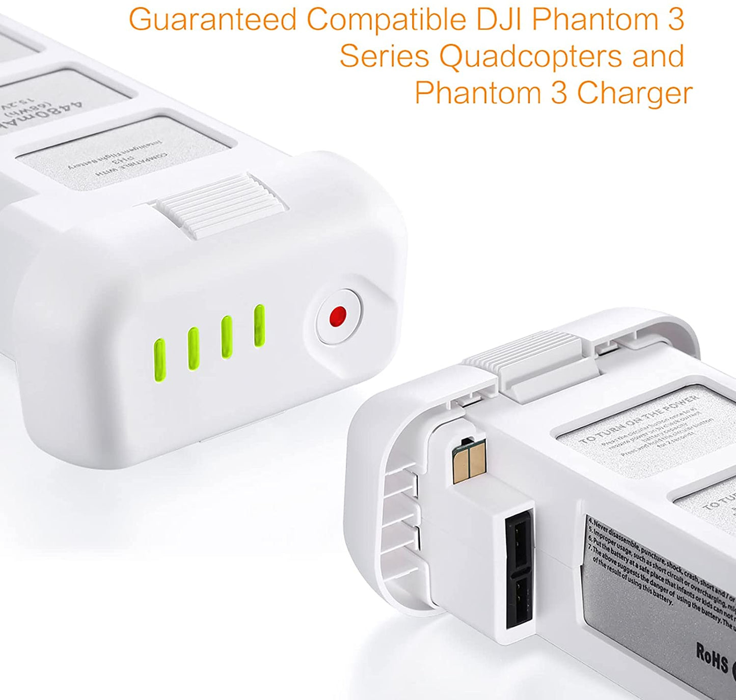 Replacement Battery for DJI Phantom 3 Standard/Professional/Advanced/4K Edition/SE Intelligent Flight, Part#  Dl-Uav-DJ3