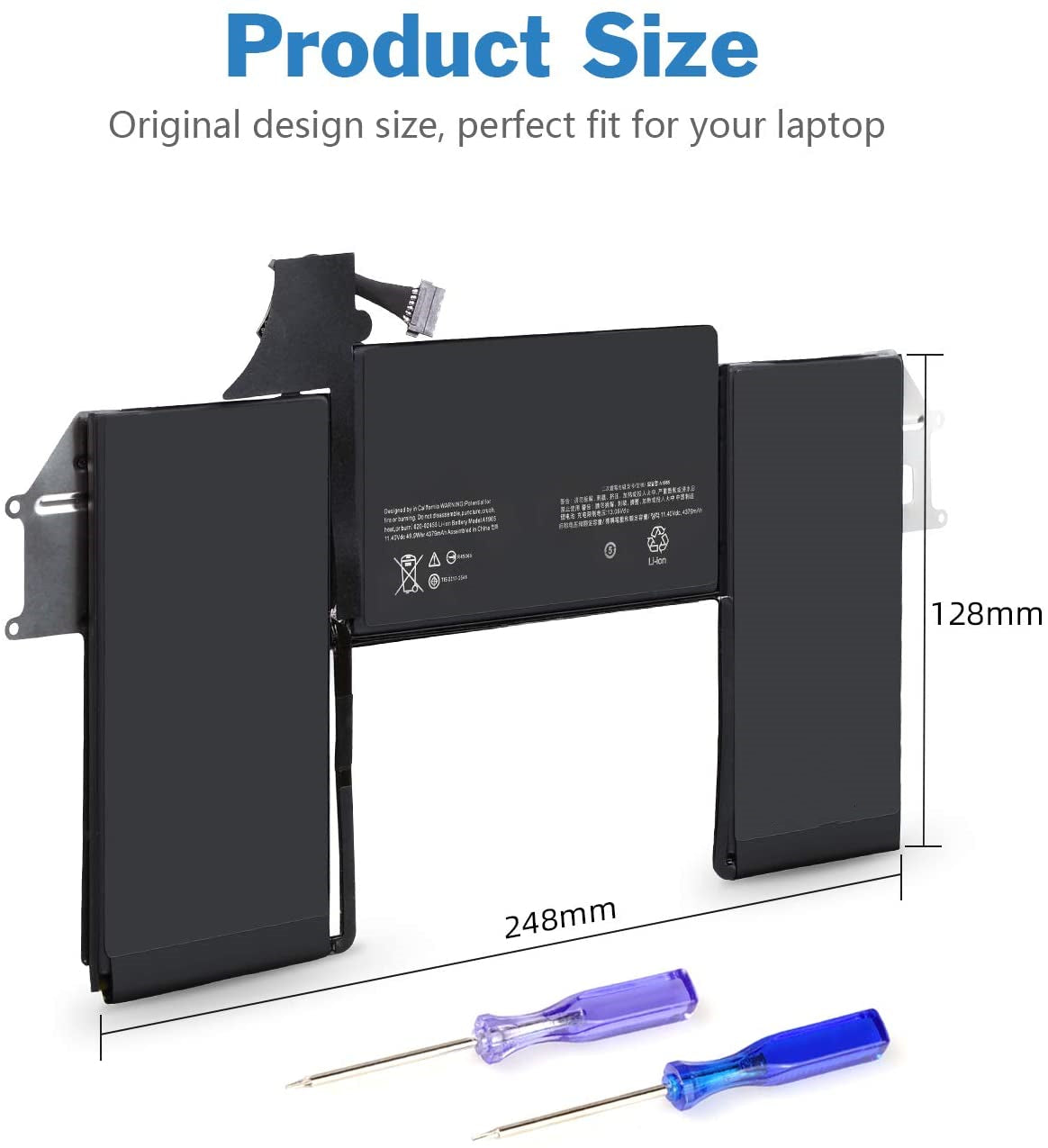 Replacement A1965 Battery for Apple MacBook Air 13-inch 2018-2019 Model A1932