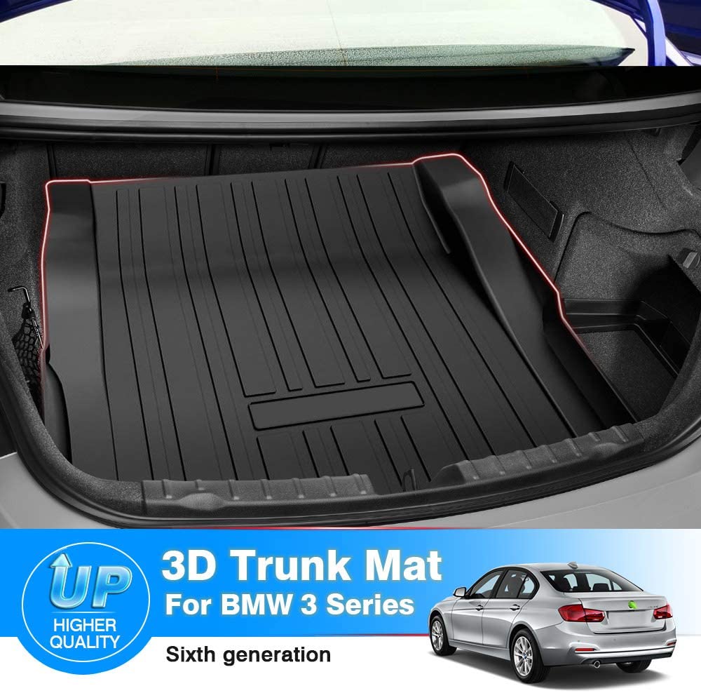 Boot Liner for BMW 3 Series Sedan 2012-2018 Heavy Duty Cargo Trunk Mat Luggage Trayv