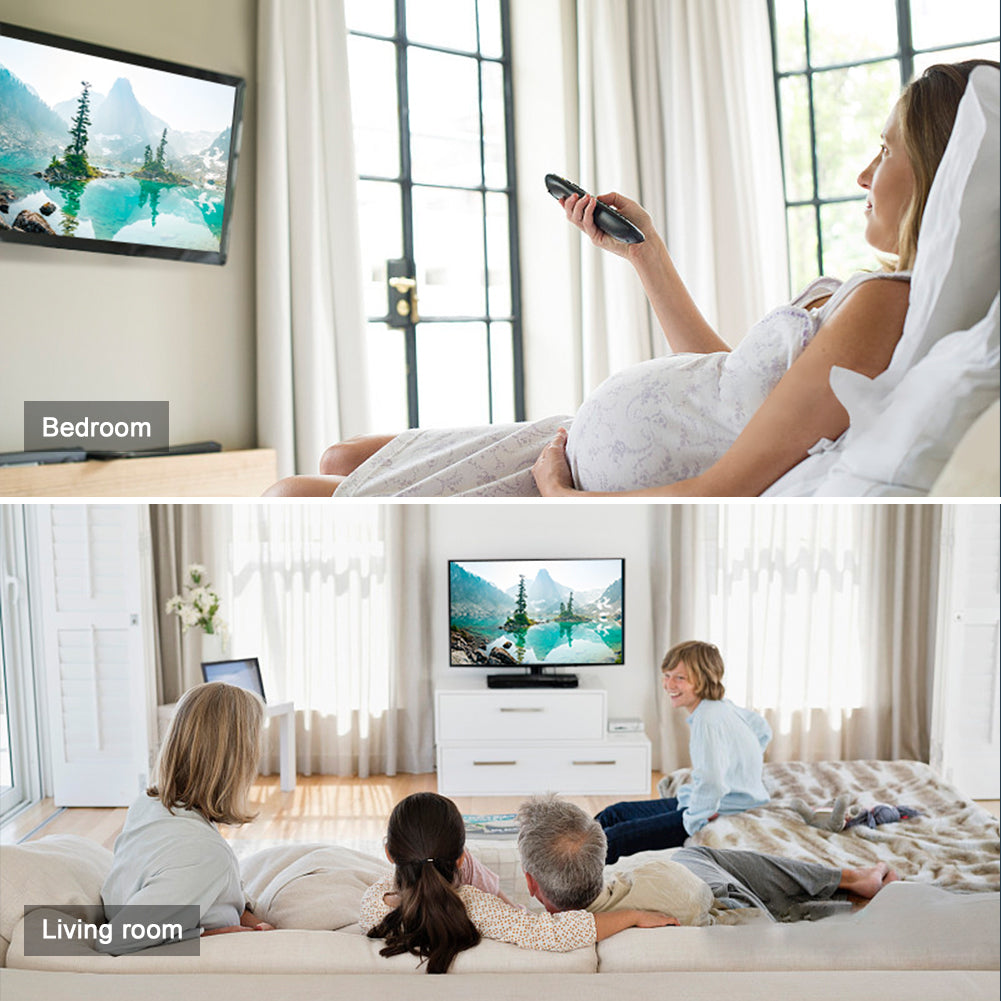 HDMI Splitter 1 in 4 Out 4K Aluminum 1.4 HDCP Supports 4K30HZ 3D 1080P for Xbox PS4 PS3 Fire Stick Blu-Ray Apple TV