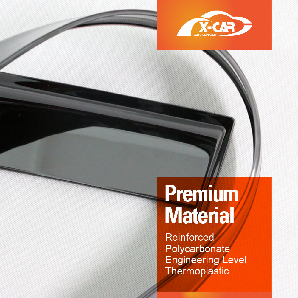Weathershields for Toyota Hilux Single Cab 2025-Onwards Car Weather Shields Wind Deflectors Window Sun Visor 2-Piece Set