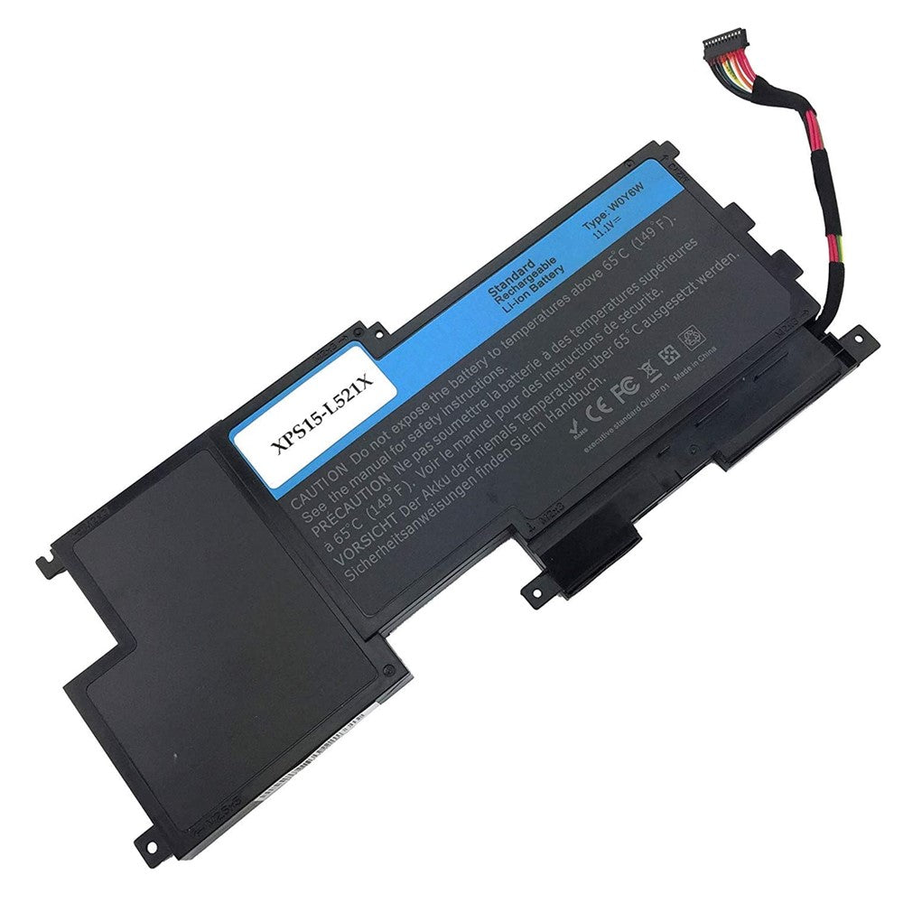 Replacement Battery for Dell XPS 15 L521x, Fit Part W0Y6W WOY6W 9F2JJ 3NPC0