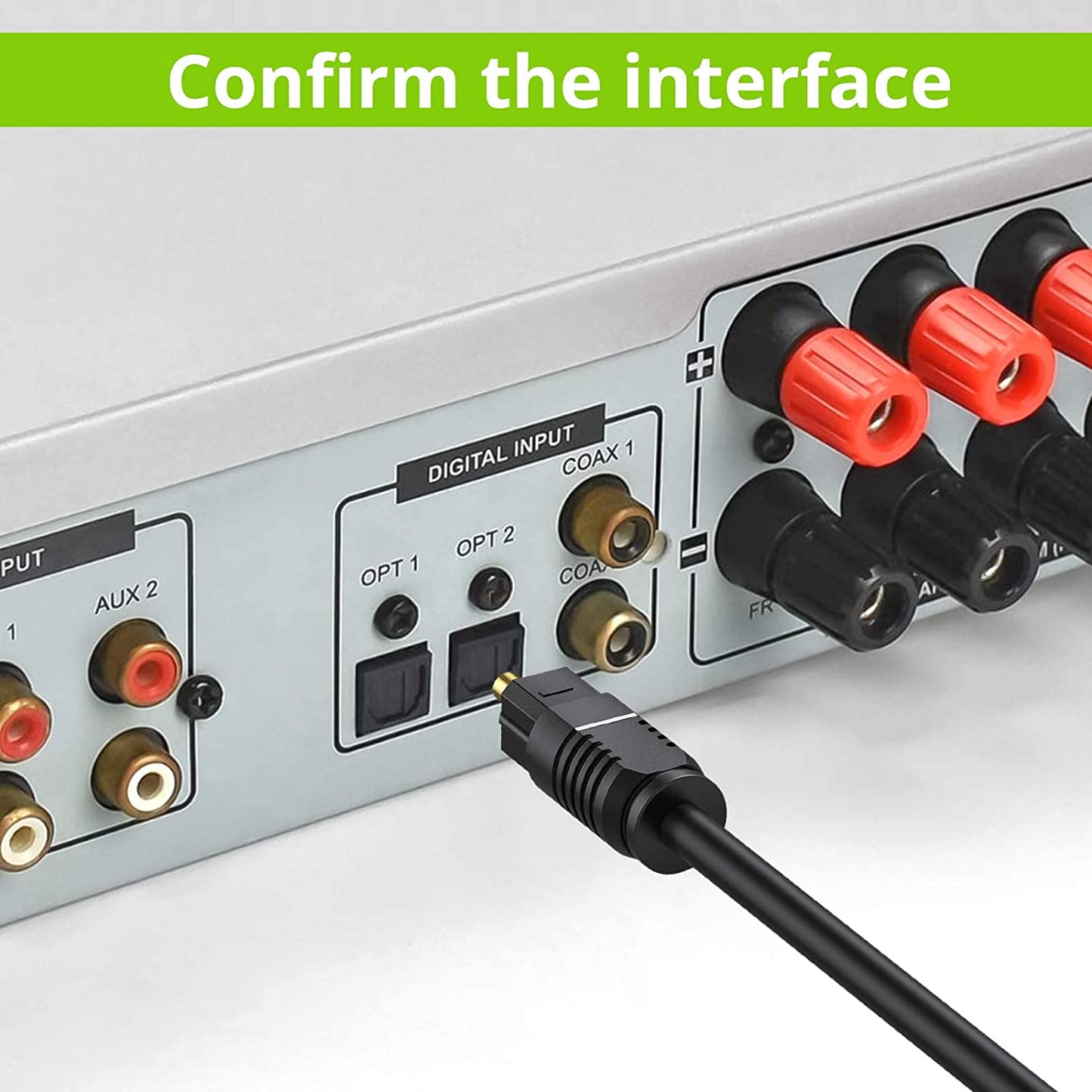 Optical Digital Audio Toslink Cable SPDIF Cord for Home Theater,PS5,PS4,Xbox,Sound Bar,TV,Blu-ray CD DVD Player