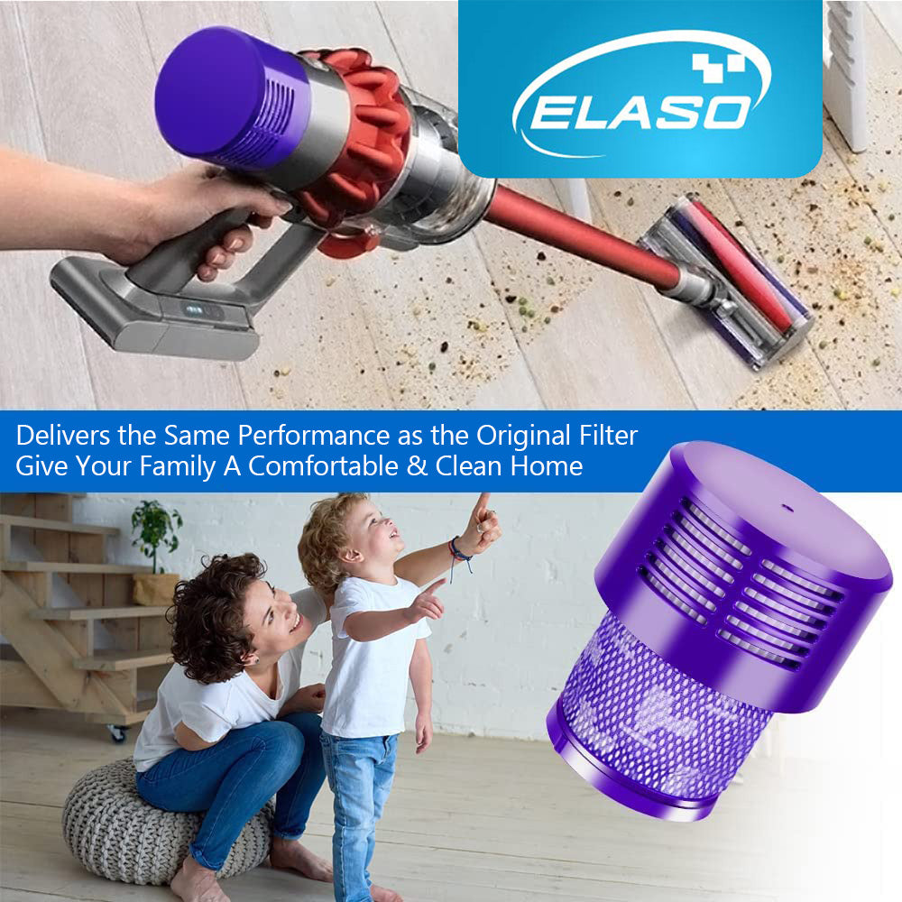 2 Replacement Washable Pre Motor Filters for Dyson V10 Cyclone V10 Absolute V10 Animal V10 Total Clean SV12 Replace Part No. 969082-01