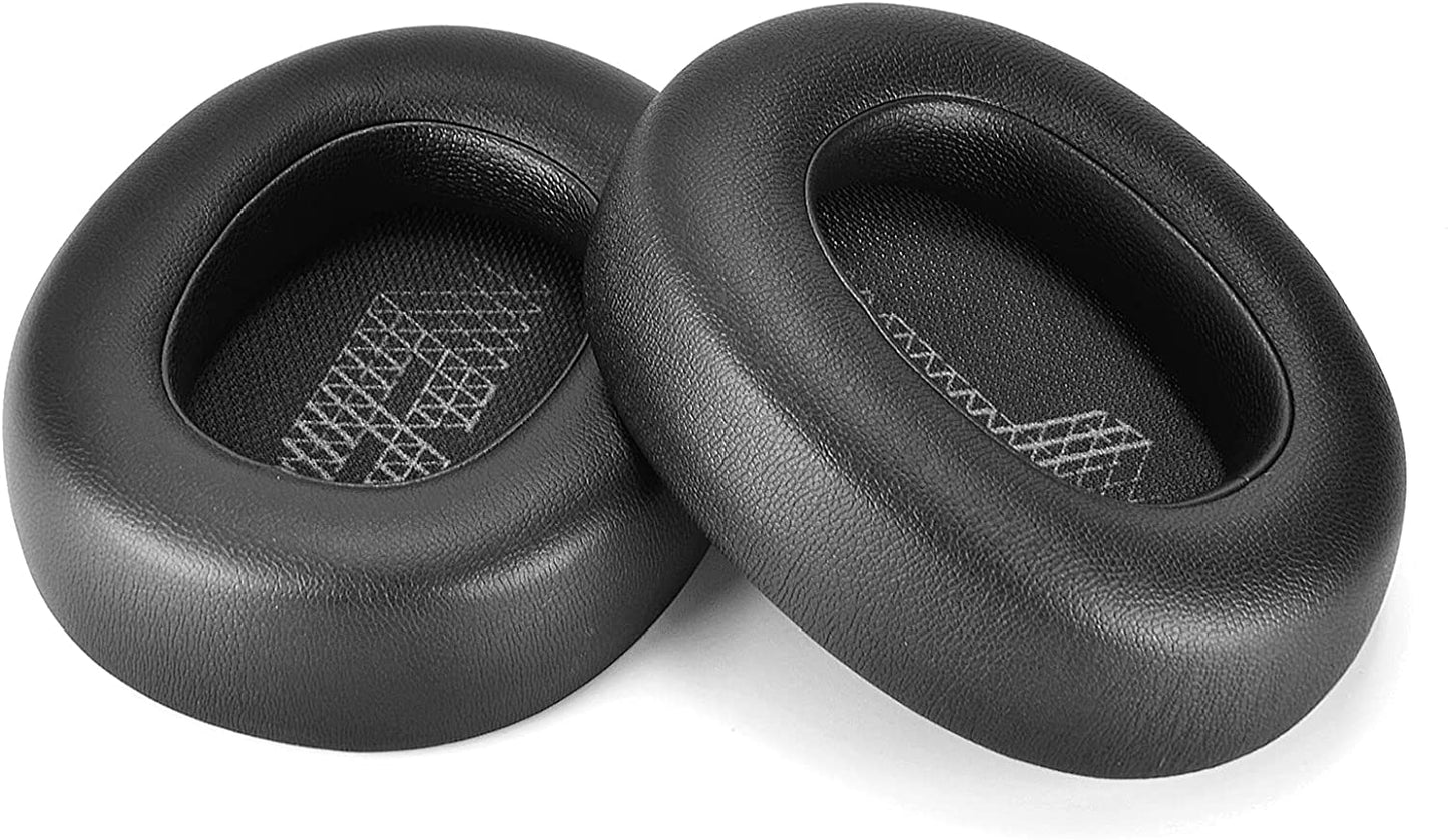 Black Replacement Cushion Ear Pads for JBL Live 650 660 650BTNC 660NC E65 E65BTNC Wireless Over-Ear Headphones