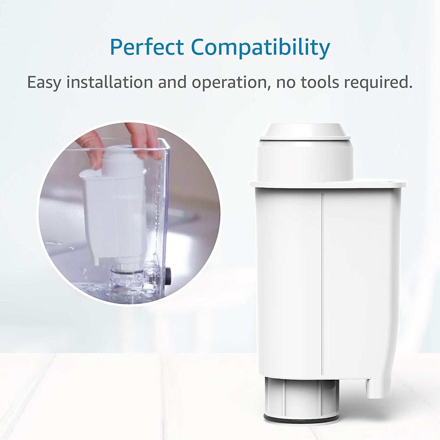 2 Pack Coffee Machine Water Filter for Philips Saeco Brita Intenza+,Lavazza A Modo Mio,Exprelia,Incanto,Nina,Odea,XSmall,Xelsis,Royal Cappuccino