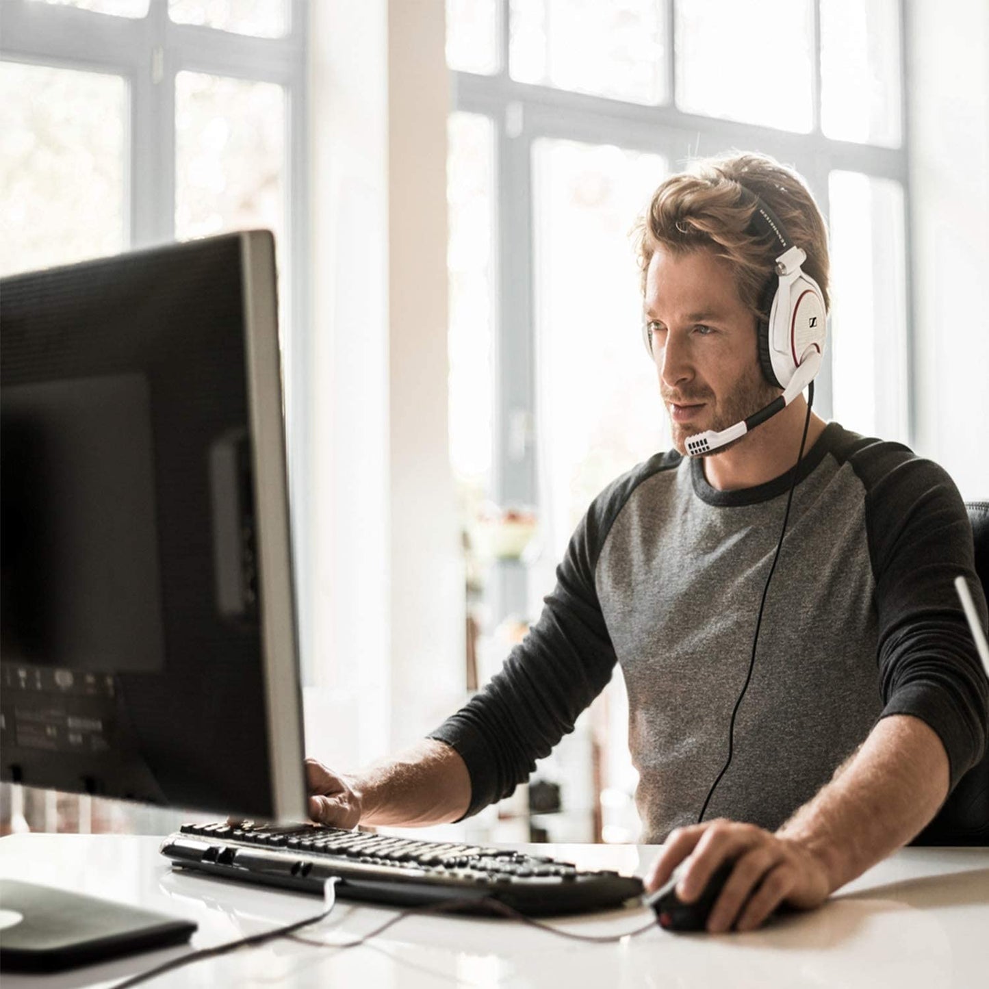 Replacement Cable Inline Mute Volume Control with Microphone for Astro A10/A40/A30/A50 Headsets Cord Lead