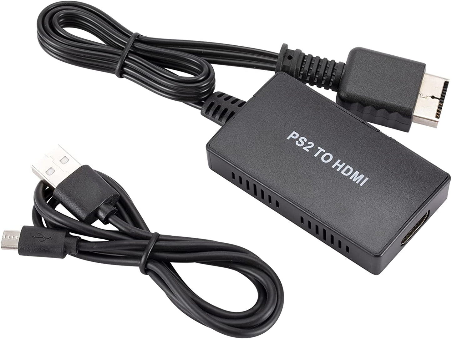 PS2 to HDMI Converter Adapter, 720P / 1080P Suitable for Playstation 2 HDTV HDMI Display Supports All PS2 Display Modes