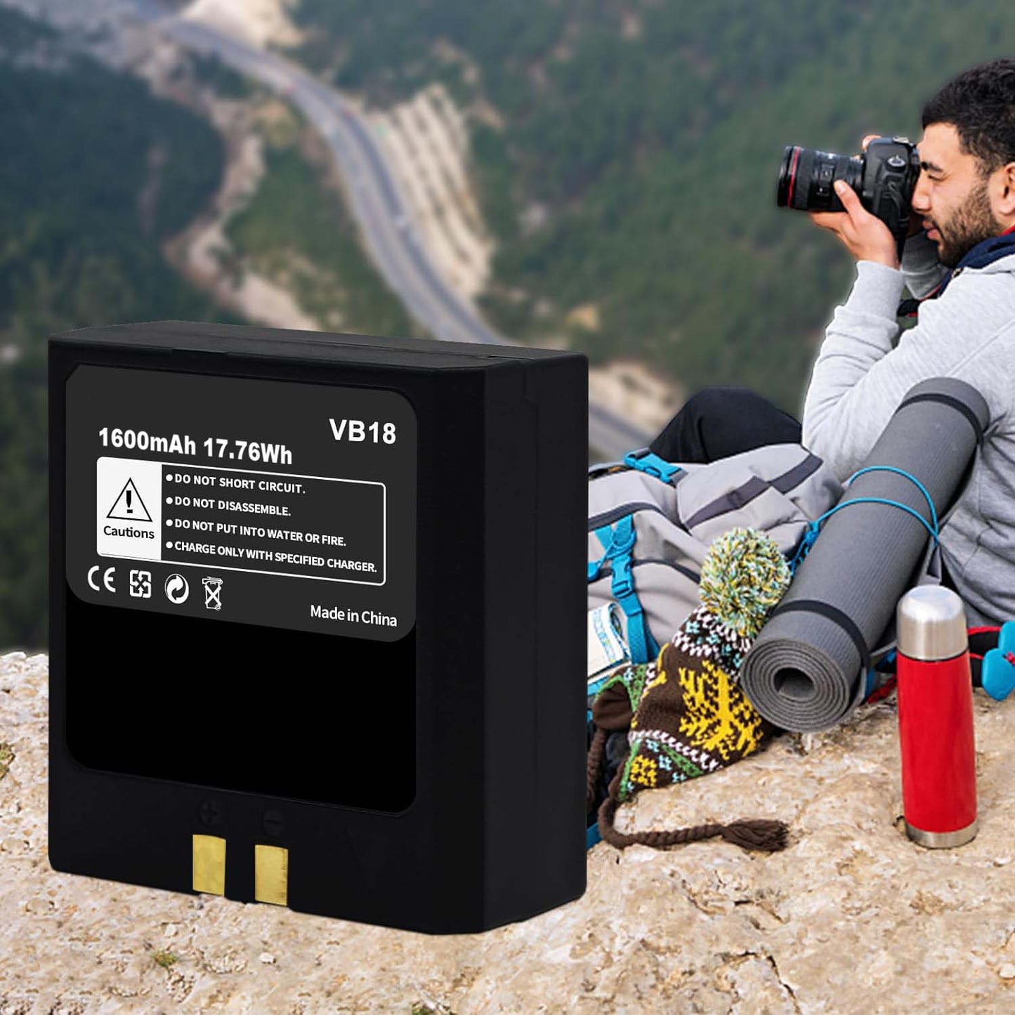 Replacement Battery for Godox VB18 VB-18 VC18 VC-18 V860 V850 V860 II V850 II Flash