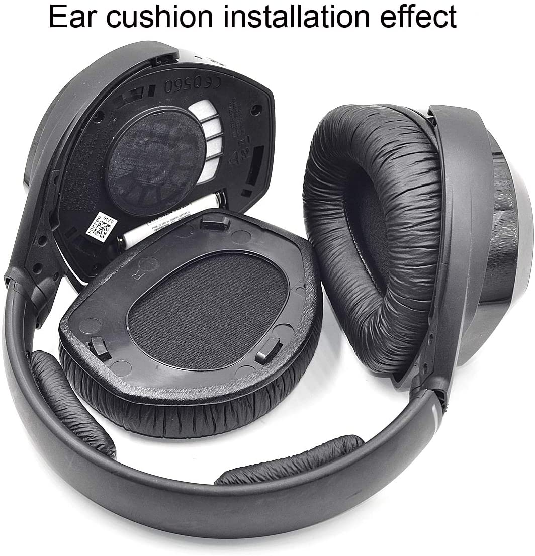 Replacement Ear Pads Cushions for Sennheiser HDR165 HDR175 HDR185 HDR195 RS165 RS175 RS185 RS195 Wireless Headphone