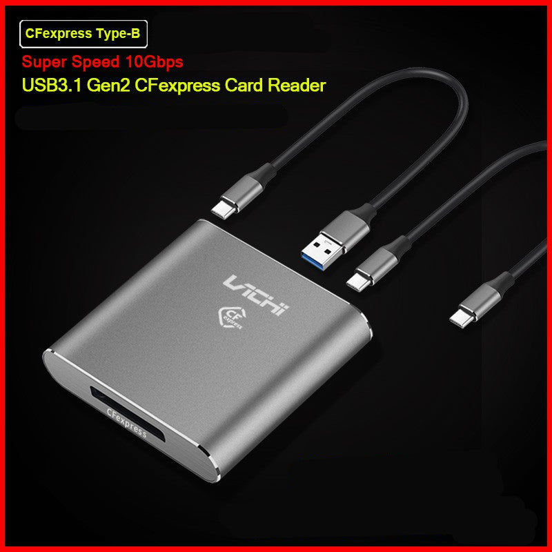 Elaso CFexpress Type B Memory Card Reader for USB Type A and Type C Compatible with Android Windows Mac