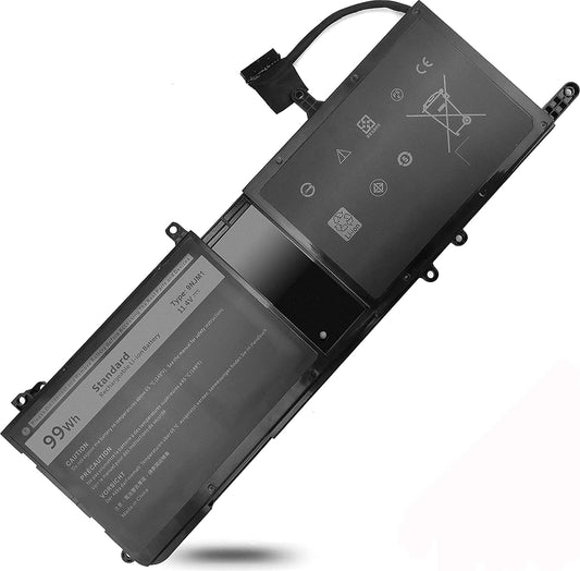 Replacement 99Wh Battery for Dell Alienware 15 R3 R4 17 R4 R5 9NJM1 546FF HF250 MG2YH P31E P31E001 P31E002 P69F P69F001 P69F002
