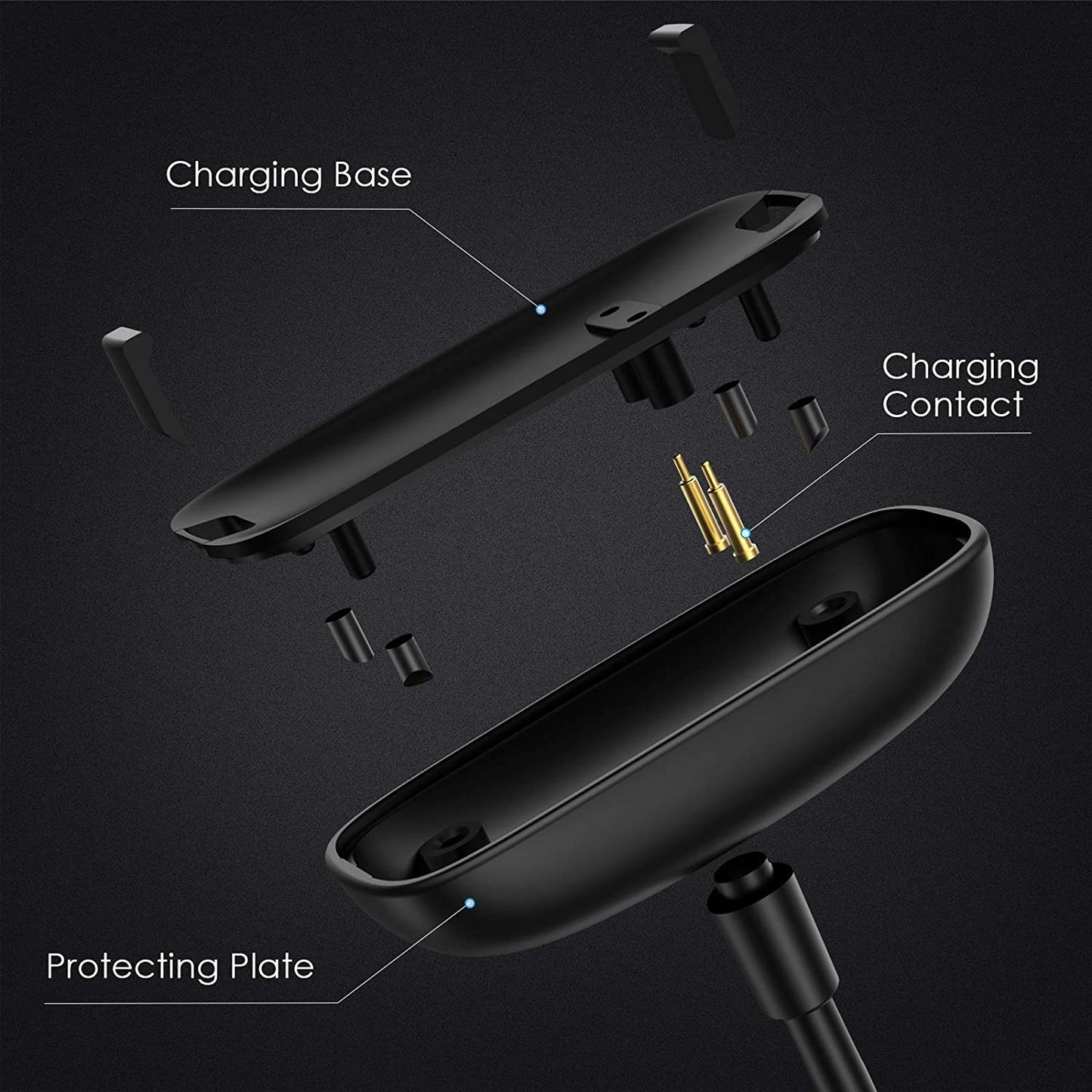 Replacement USB Charging Charger Cable Cord for Fitbit Inspire 2 Fitness Tracker