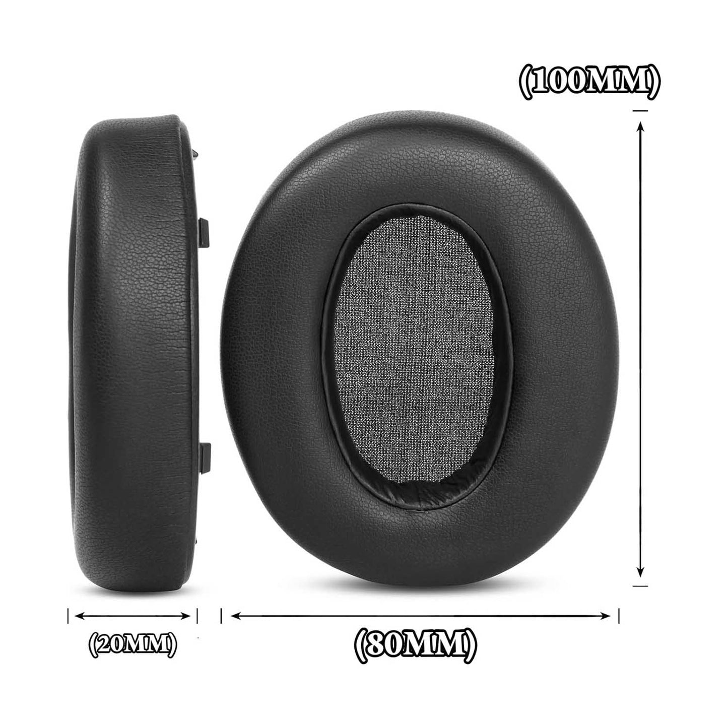 Replacement Ear Pads Cushions Black for Sony WH-XB910N Wireless Headphones