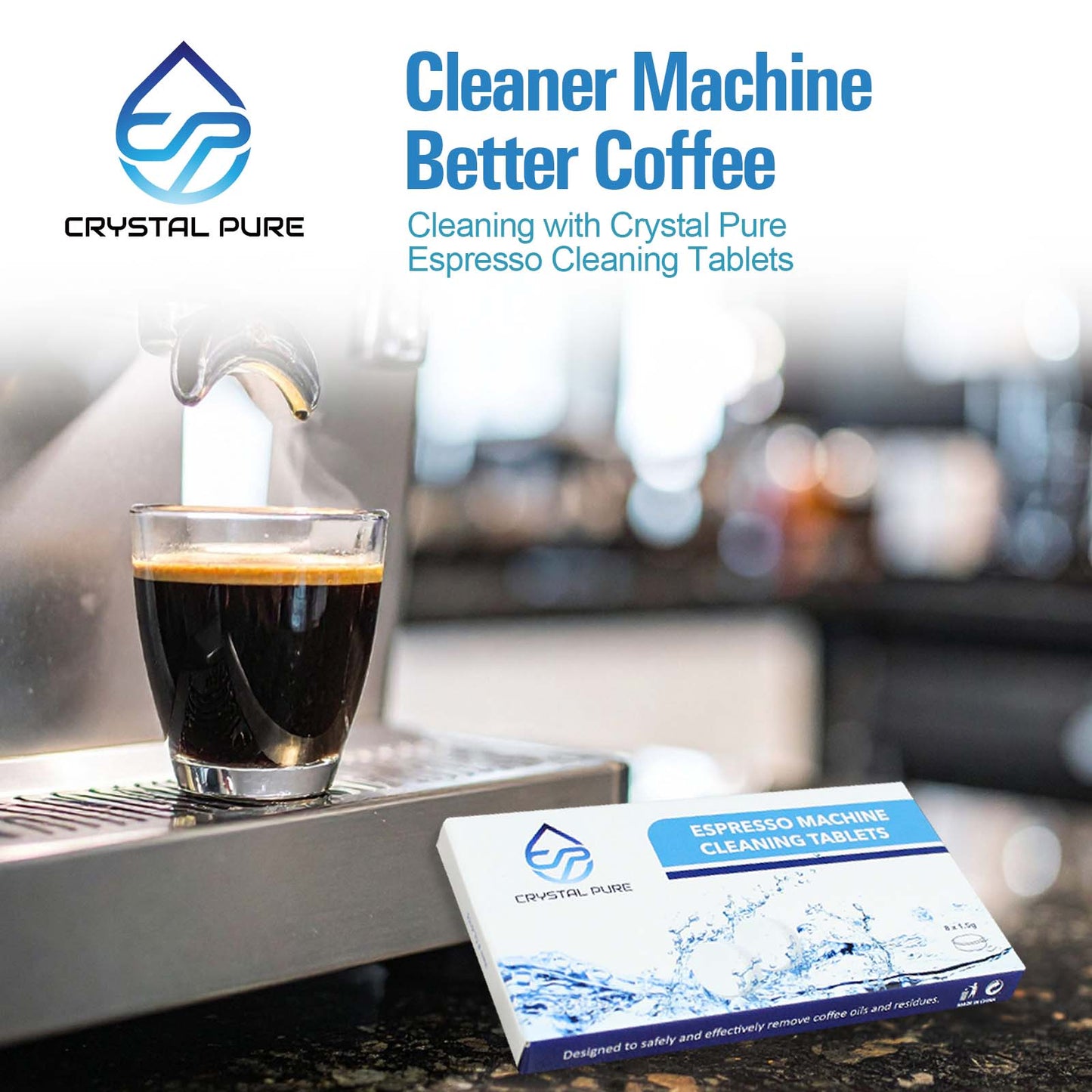 8 Cleaner Cleaning Tablets for Breville Gaggia Saeco Delonghi Jura Espresso Coffee Machine