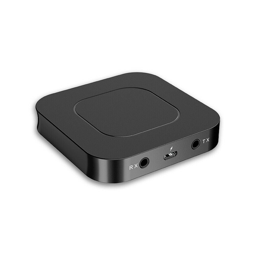 2-in-1 Bluetooth 5.0 Wireless Audio Adapter Transmitter Receiver with 3.5mm for TV PC Stereo System Headphones Speaker