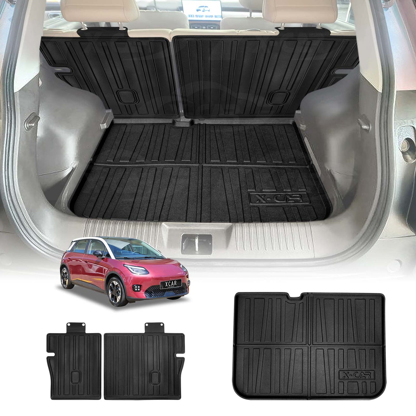 Boot Liner Back Seat Protector for Aion AION UT 2026-Onwards All Weather Heavy Duty Cargo Car Trunk Kick Mats