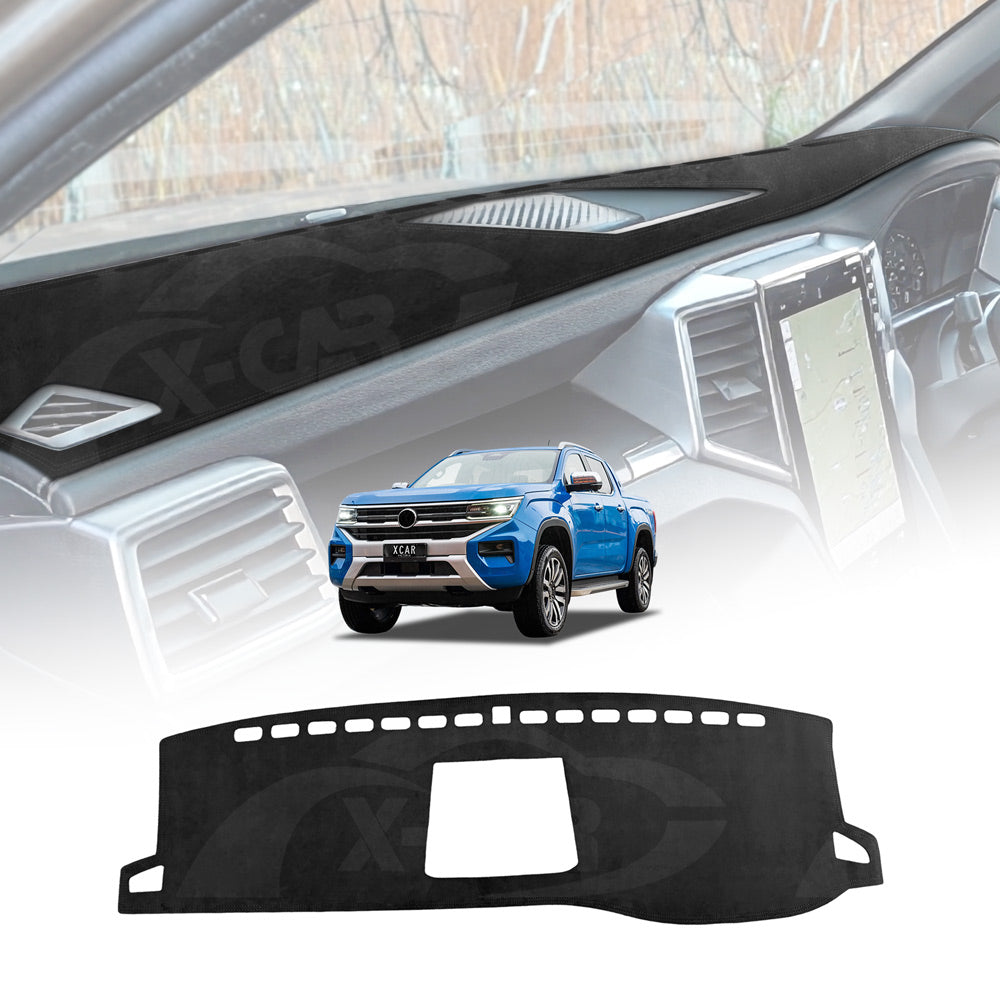 Dash Mat for Volkswagen Amarok NF Series 2023-Onwards Dual Cab Non-Slip Microfiber Pad Cover Interior Accessories