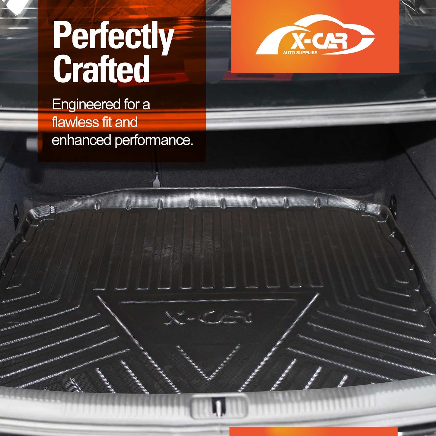 Boot Liner for Audi A3 S3 RS3 Sedan 2013-Onwards Heavy Duty Cargo Trunk Mat Luggage Tray
