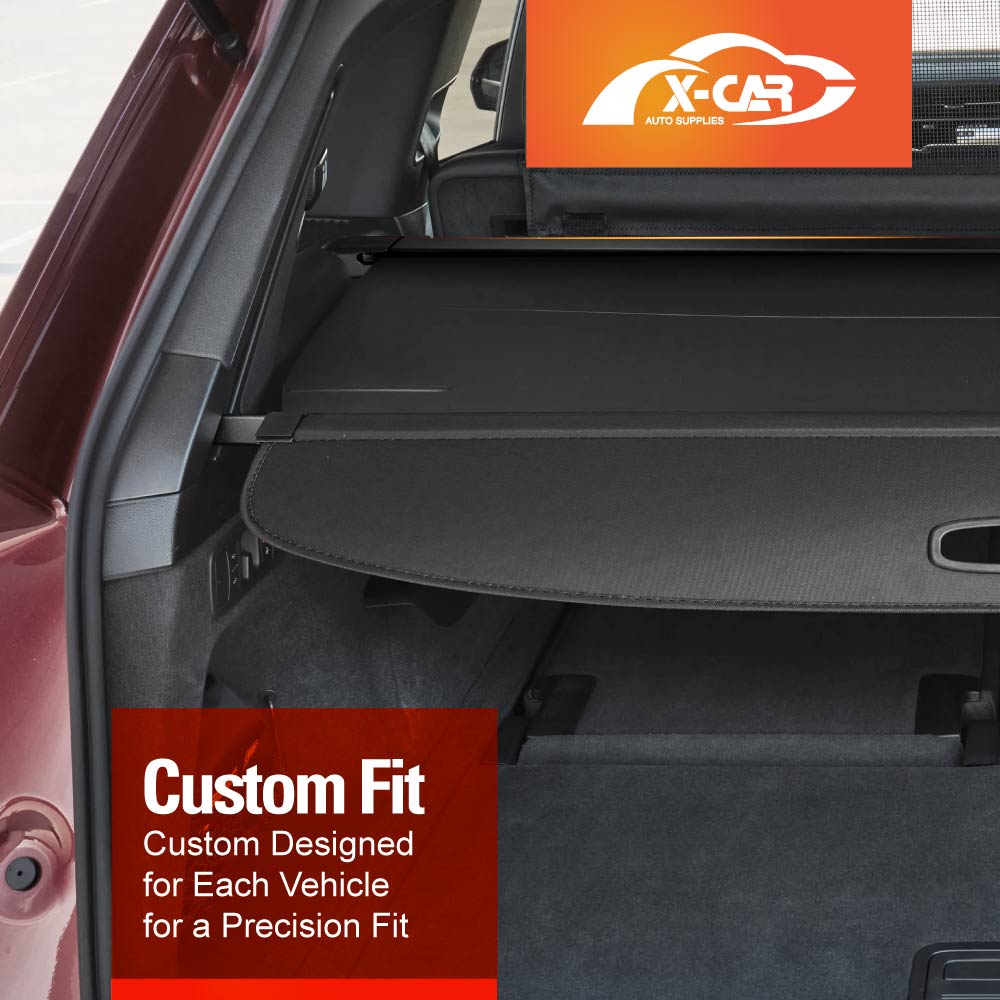 Retractable Cargo Cover for Audi Q7 SQ7 2015-2025 Rear Rack Partition Shelter Canvas Trunk Luggage Security Shield Shade