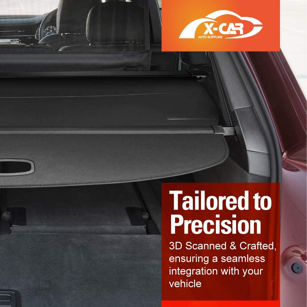 Retractable Cargo Cover for Audi Q7 SQ7 2015-2025 Rear Rack Partition Shelter Canvas Trunk Luggage Security Shield Shade