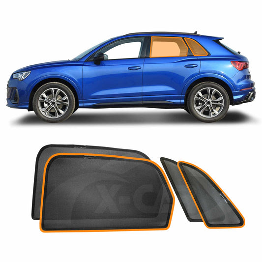 Rear Port Window Sun Shade for Audi Q3 RS Q3 2019-2025 Car Sun Blind Mesh
