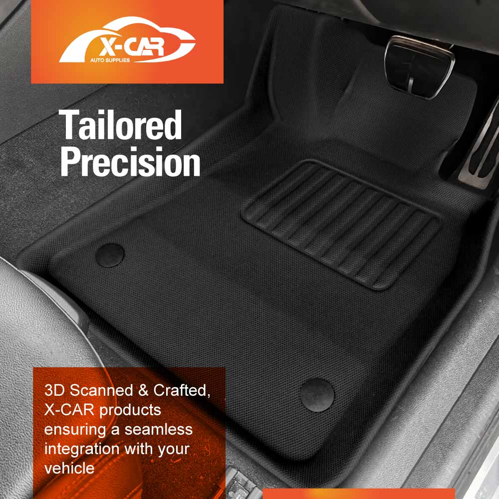 3D Floor Mats for BMW 3 Series & M3 Sedan 2019-Onwards Heavy Duty All Weather Car Carpet Liner Set Accessories