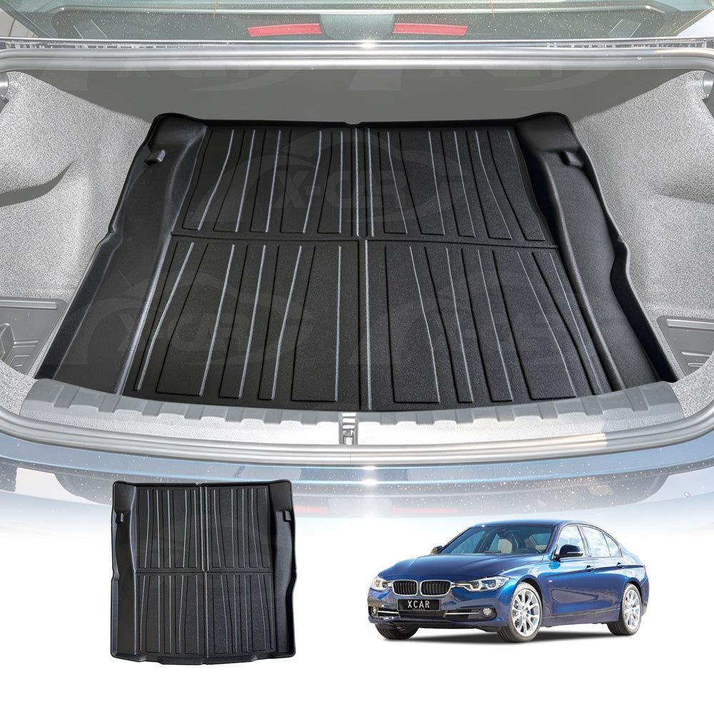Boot Liner for BMW 3 Series Sedan 2012-2018 Heavy Duty Cargo Trunk Mat Luggage Trayv