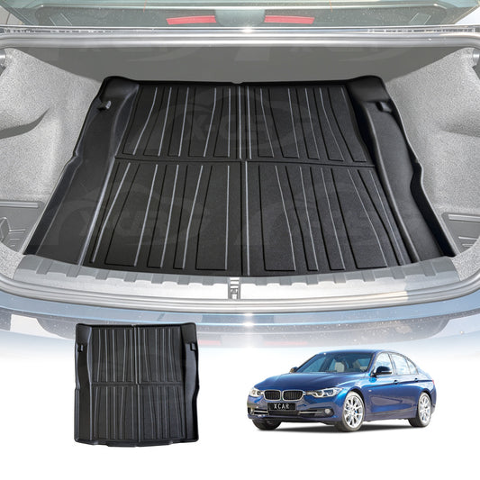 Boot Liner for BMW 3 Series Sedan 2012-2018 Heavy Duty Cargo Trunk Mat Luggage Trayv
