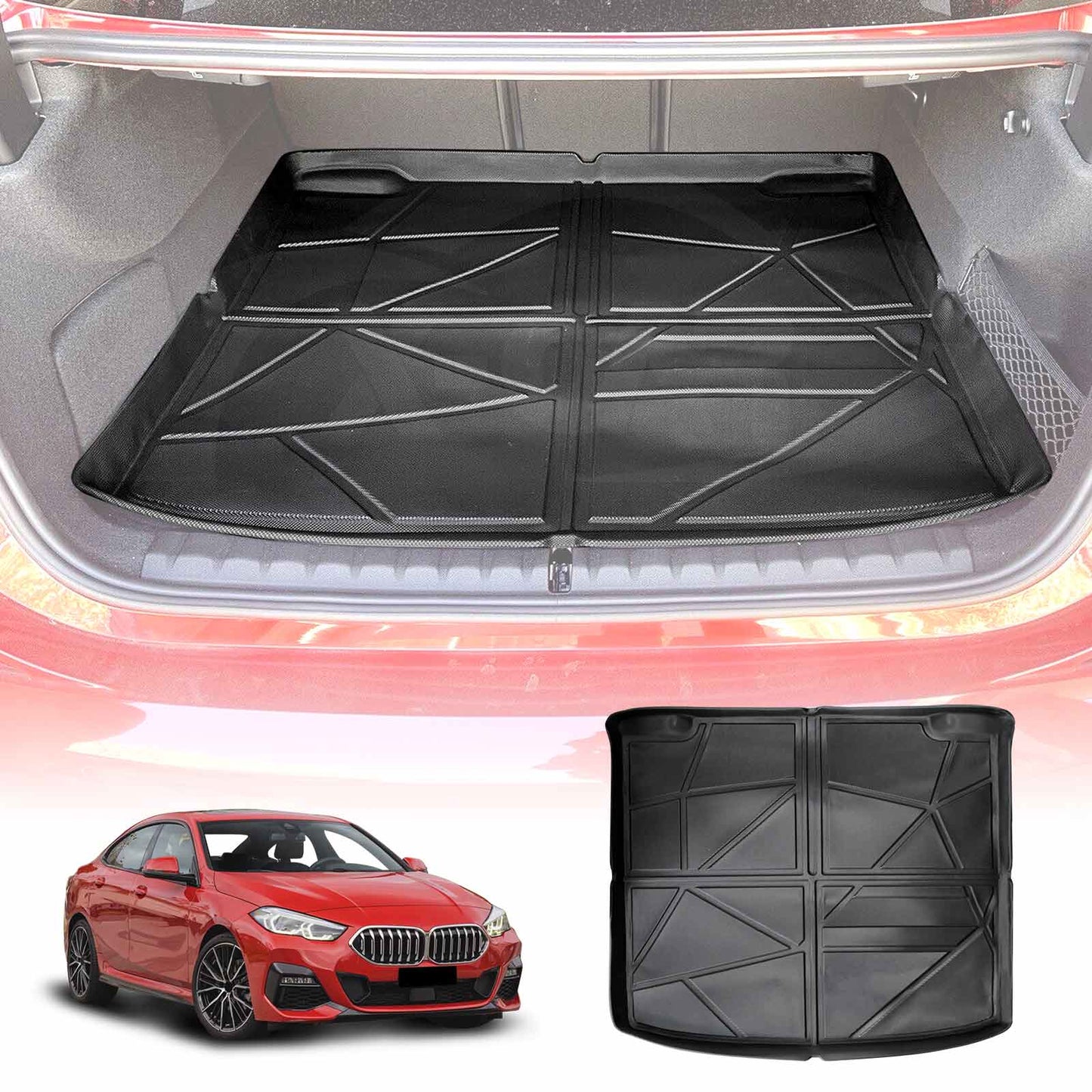 Boot Liner for BMW 2 Series F44 Sedan 2019-2024 Heavy Duty Cargo Trunk Mat Luggage Tray